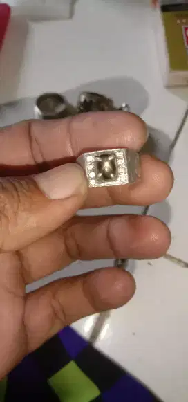 Jual akik ikatan titanium dn perak
