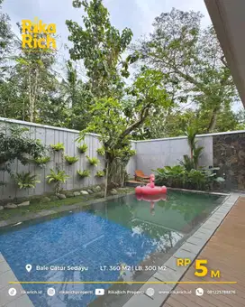 VILLA MEWAH MODERN BARU DI JOGJA BARAT FULL FURNISHED