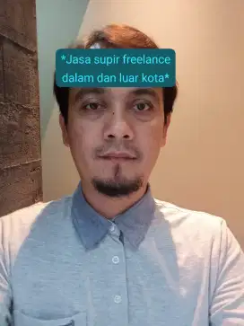 Supir freelance dalam dan luar kota