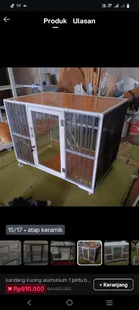 kandang kucing estetik