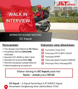 Kurir Motor Jakarta Barat