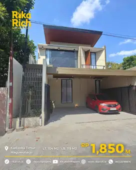 RUMAH BARU MEWAH MINIMALIS SIAP HUNI SELANGKAH KE STADION MAGUWOHARJO