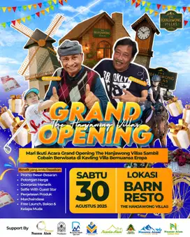 Hadirilah Gren opening di the hanjawong villas