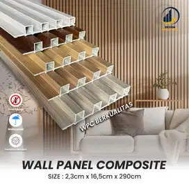 Wpc wood panell composite // wallpaper dinding Indoor 290cm