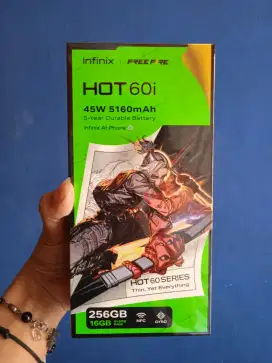 Redy infinix Hot 60i 8/256 NEW Garansi Resmi 1thn