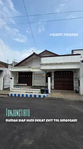 Rumah terawat siap huni di Tunjungtirto Singosari Malang