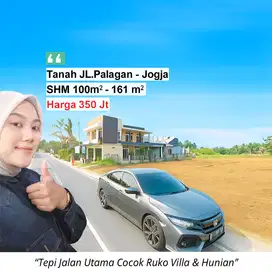 Tanah Palagan Sleman Tepi Jalan Utama Pandowoharjo Jogja
