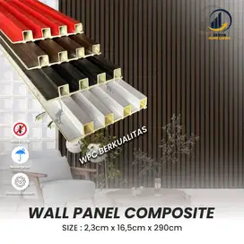 Wpc wood panell composite // Wallpenel dinding Indoor wpk 290cm