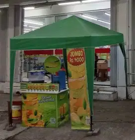 Jual tenda lipat 2mx2m z+meja +termasuk.