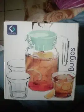 Kimglass Burgos Teko set Gelas