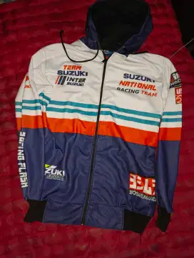 Jaket Racing Flash Suzuki XL