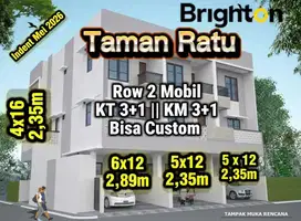 Rumah Mewah 3 Lantai Custom Design Taman Ratu Jakarta Barat