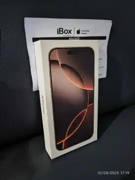 IPHONE 16 PRO MAX DESSERT TITANIUM 256 GB RESMI IBOX