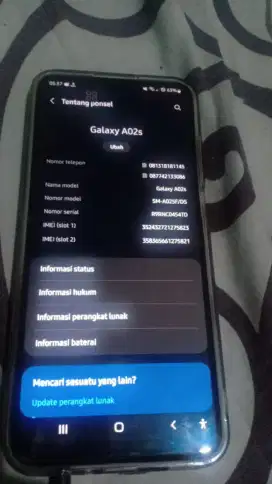 Samsung a02s ram 4/64