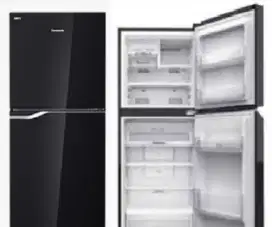 Dijual kulkas dua pintu panasoni econavi inverter