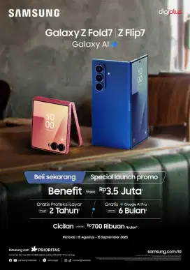 SPECIAL LAUNCH PROMO GALAXY Z FLIP 7