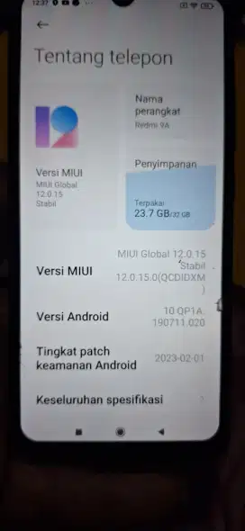 Hp xioami Redmi 9A