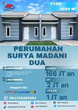 RUMAH SUBSIDI TENGAH KOTA TERLARIS DAN LOKASI STRATEGIS