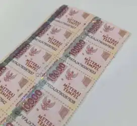 Materai 10.000 ( 20 biji )