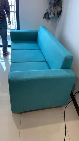 SOFA BIRU 3 SEATER