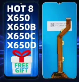 Lcd infinix hot 8 & plus pasang
