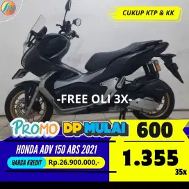 DP PROMO 600RIBU HONDA ADV 150 ABS 2021 ANGSURAN SANGAT TERJANGKAU
