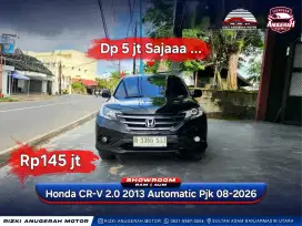 Dp 5jt Honda CR-V 2.0 AT 2013 Pjk 08-2026