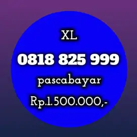 NOMOR CANTIK XL 825 999