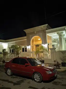Dijual Suzuki Baleno 2001 Merah - Mesin Halus, Surat Lengkap