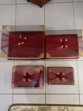 Paket Box Seserahan Bahan Mika