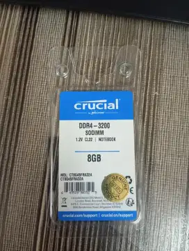RAM leptop baru CRUCIAL DDR4
