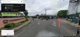 DIJUAL MURAH TANAH 1,437m TERLUAS STRATEGIS DEPAN UNIVERSITAS PERTIBA
