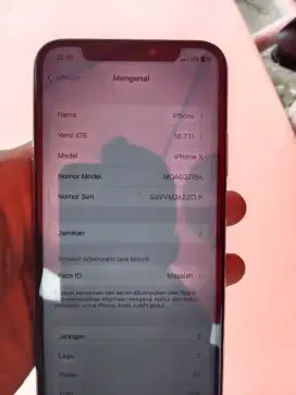 Jual iphone x 256Gb