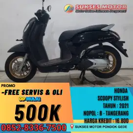 DP 500 RIBU HONDA SCOOPY STYLISH TAHUN 2021
