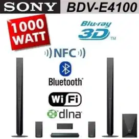 HOME THEATER SONY  BDV E 4100  5.1
 (1000 WAT RMS AUDIO)