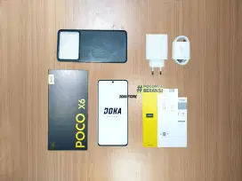 DOKA | POCO X6 5G 12/256 WHITE LIKE NEW BANGET (Segel)