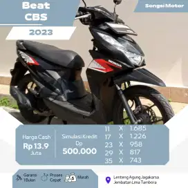 KREDIT/CASH HONDA BEAT CBS 2023