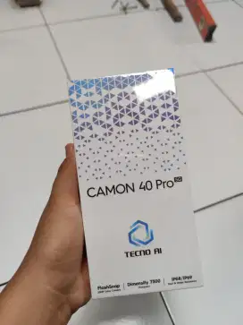 Tecno Camon 40 pro 5G ram 8 internal 256 baru segel dus ya resmi ori