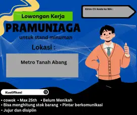 Jaga stand minuman