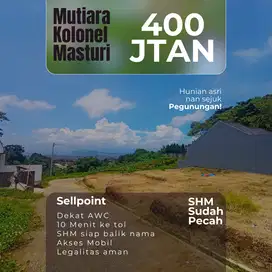 KLONEL MASTURI - CIMAHI KAVLING PECAH SHM