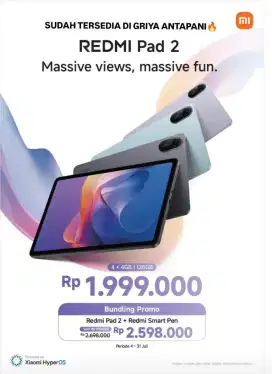Redmi Pad 2 promo