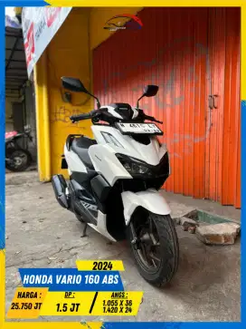 HONDA VARIO 160 ABS 2024 BEKAS BERKUALITAS HIKMAH MOTOR KEPUH MALANG