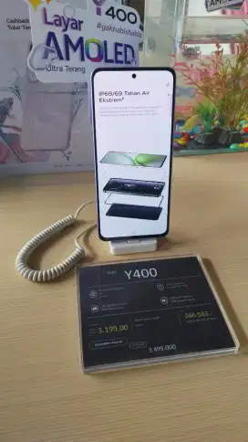 Vivo y400 , tahan air dan stylish