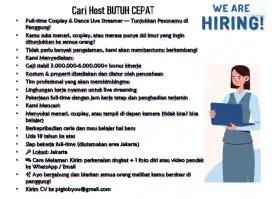 Host live streaming hiburan(no produk)