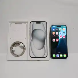 Iphone 15 Plus Black 128GB BH 96% Ibox Fullset Ori Bekas Second