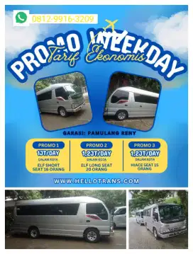 Sewa/charter mobil Elf Murah