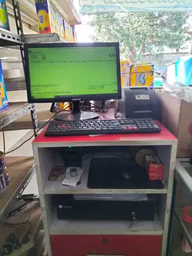 Jual rak gondola, etalase, chiller bekas toko
