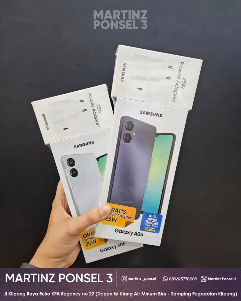 Samsung Galaxy A06 4/64 Garansi resmi SEIN 1 Tahun