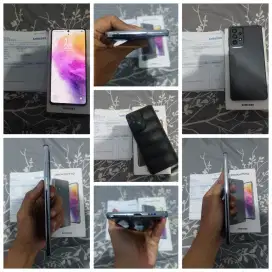 Samsung A73 5G 8/256 fullset garansi 3bulan