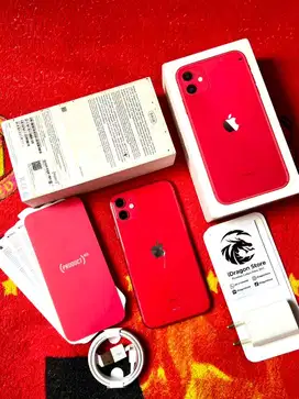 iphone 11 64gb iBox Resmi Red Product Mulus Fullset